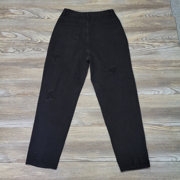 Saint Genies Jeans Destroyed Look  Size 8 black - Picture 7 of 8